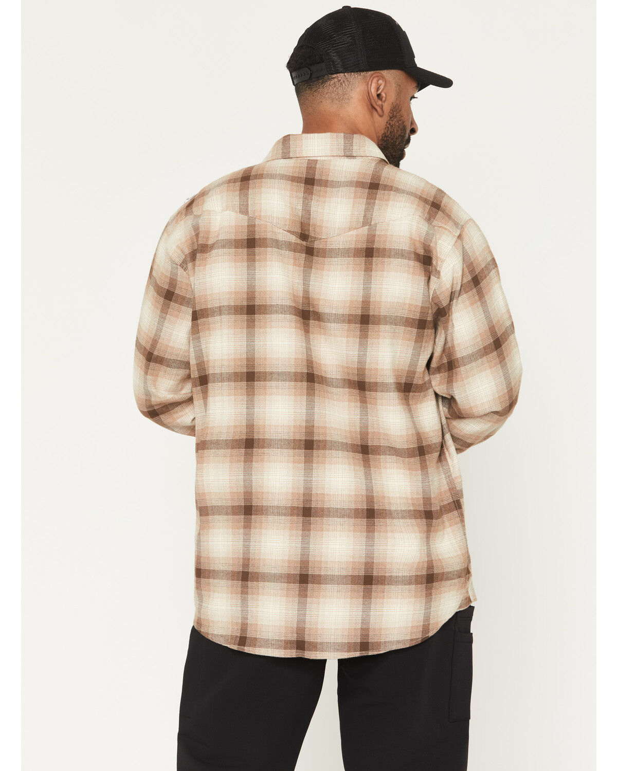 Thorogood Men's Plaid Print Long Sleeve Snap Flannel Shirt