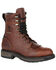 Georgia Boot Men's Carbo-Tec LT Waterproof Lacer Work Boots - Soft Toe, Brown, hi-res