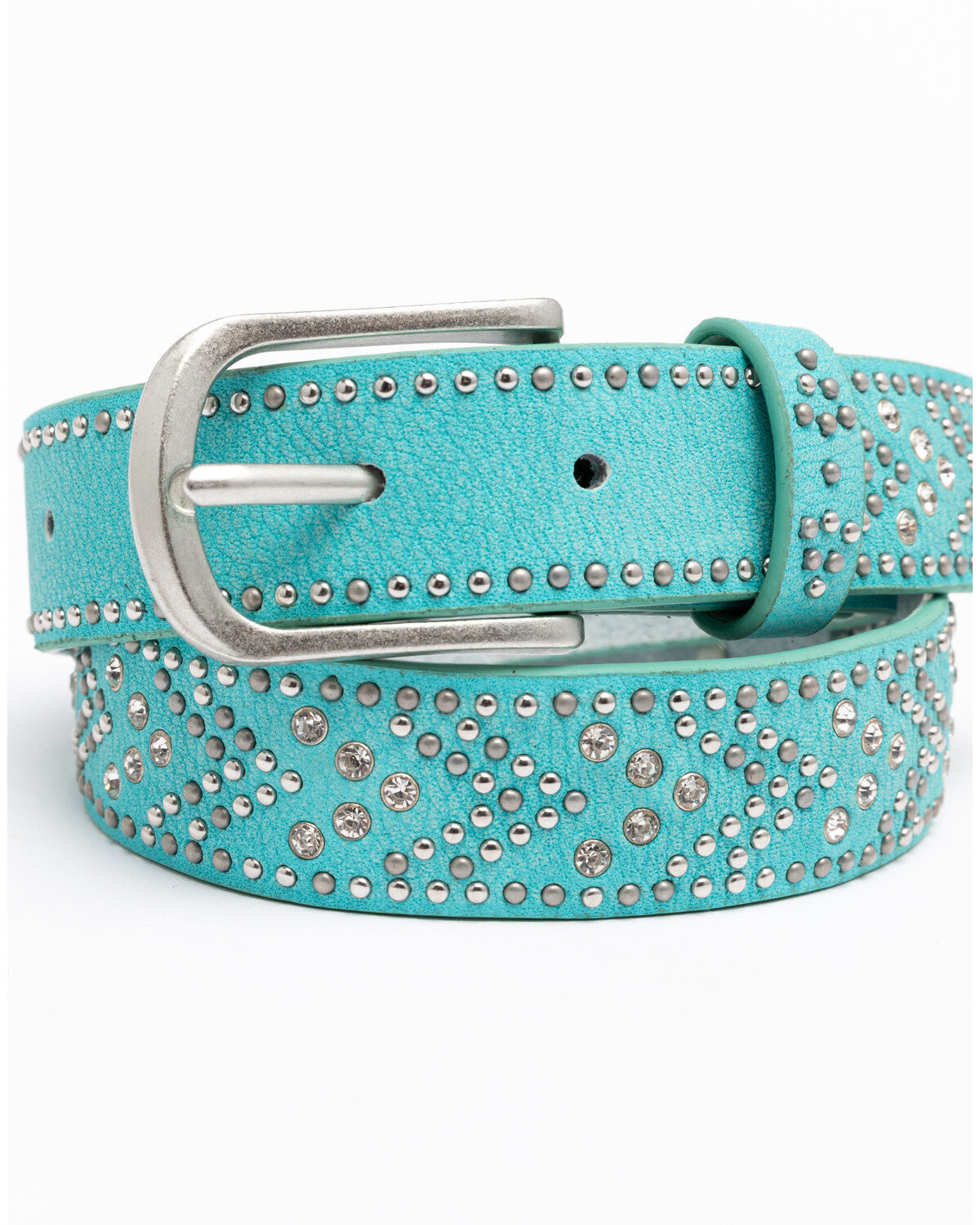 Image #3 - Shyanne Girls' Tempt To Shine Belt, Turquoise, hi-res