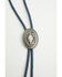 Image #2 - Cody James Men's Buffalo Stone Bolo Tie, Blue, hi-res