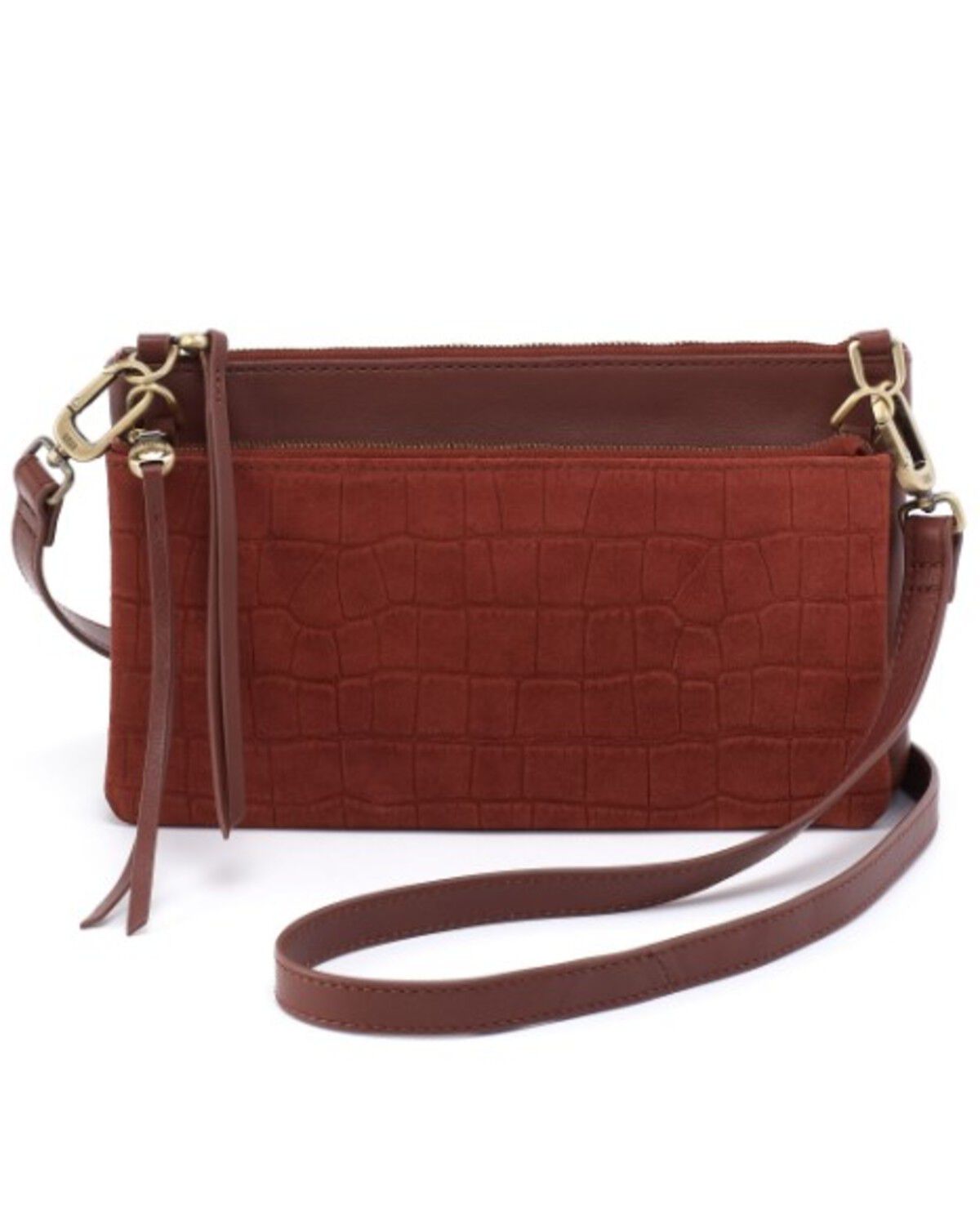 Hobo Women's Darcy Double Crossbody Bag, Rust Copper, hi-res