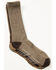 Image #3 - Cody James Men's Basic Over The Calf Socks - 3 Pack, Brown, hi-res
