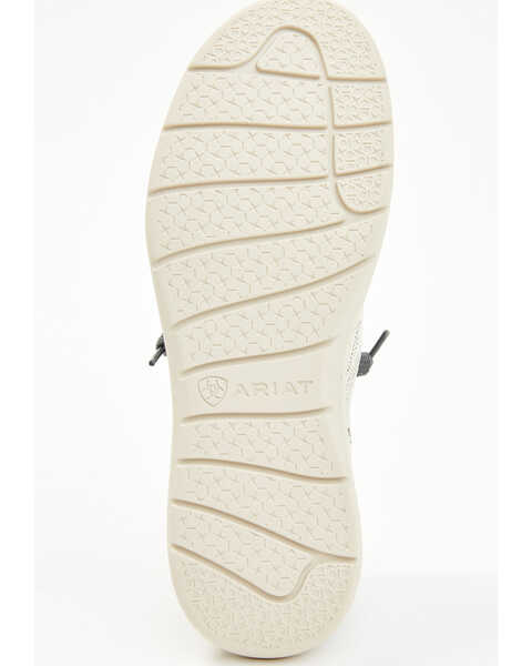 Image #7 - Ariat Men's Hilo Stretch Lace Casual Shoes - Moc Toe , White, hi-res