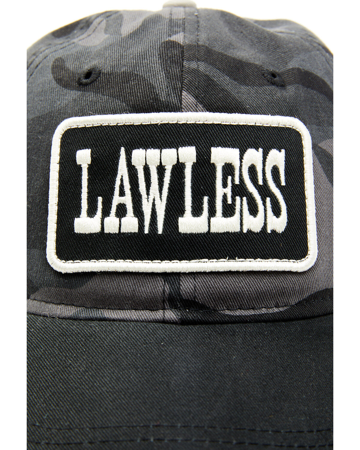Image #2 - Idyllwind Women's Lawless Patch Camo Print Ball Cap, Grey, hi-res