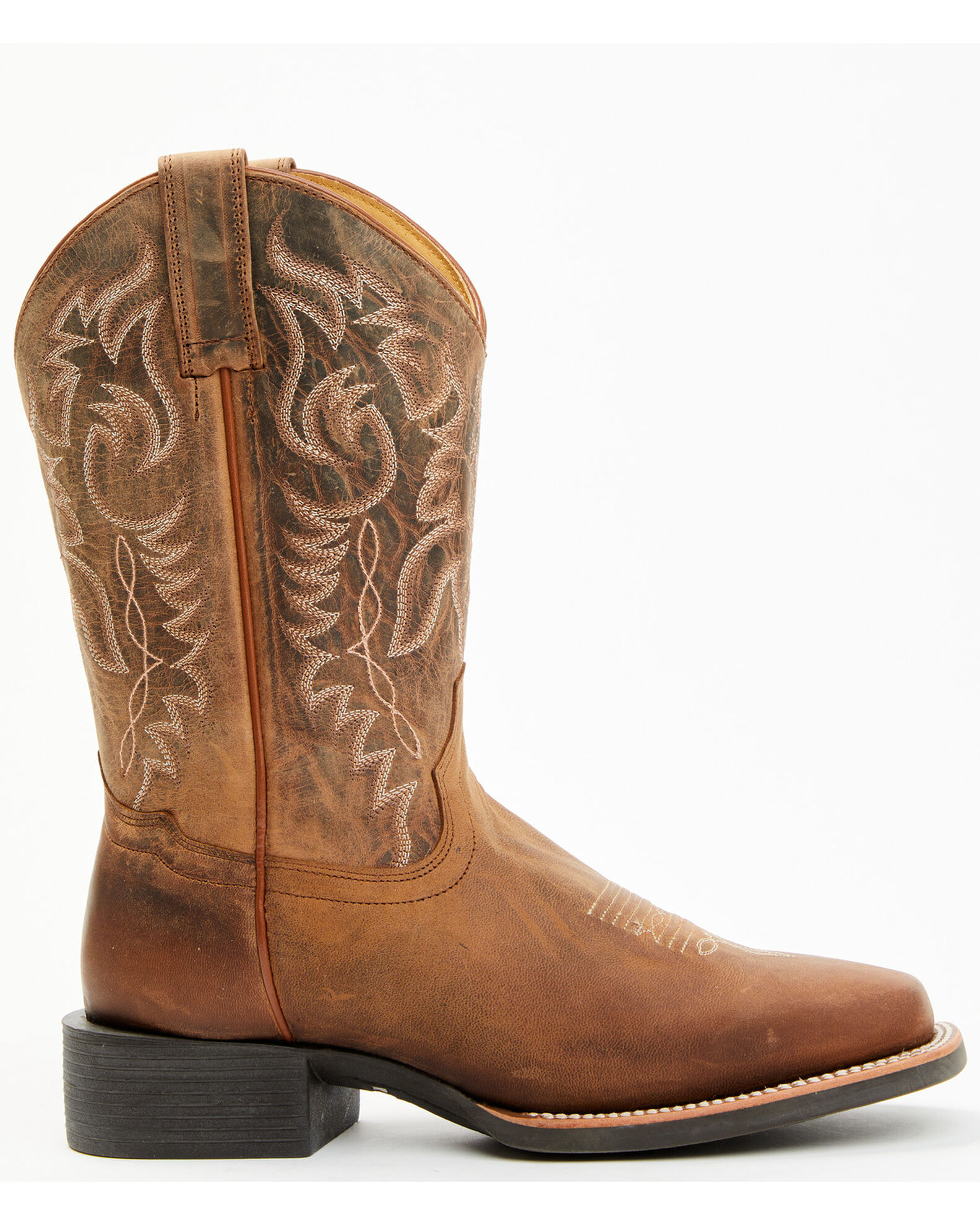 Image #2 - Shyanne Women's Shay Xero Gravity Western Performance Boots - Broad Square Toe, Brown, hi-res