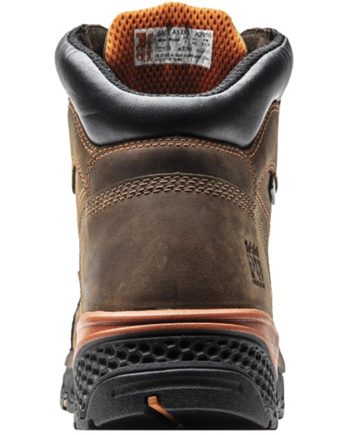 Image #3 - Timberland PRO Men's 6" Waterproof Work Boots - Composite Toe, Brown, hi-res
