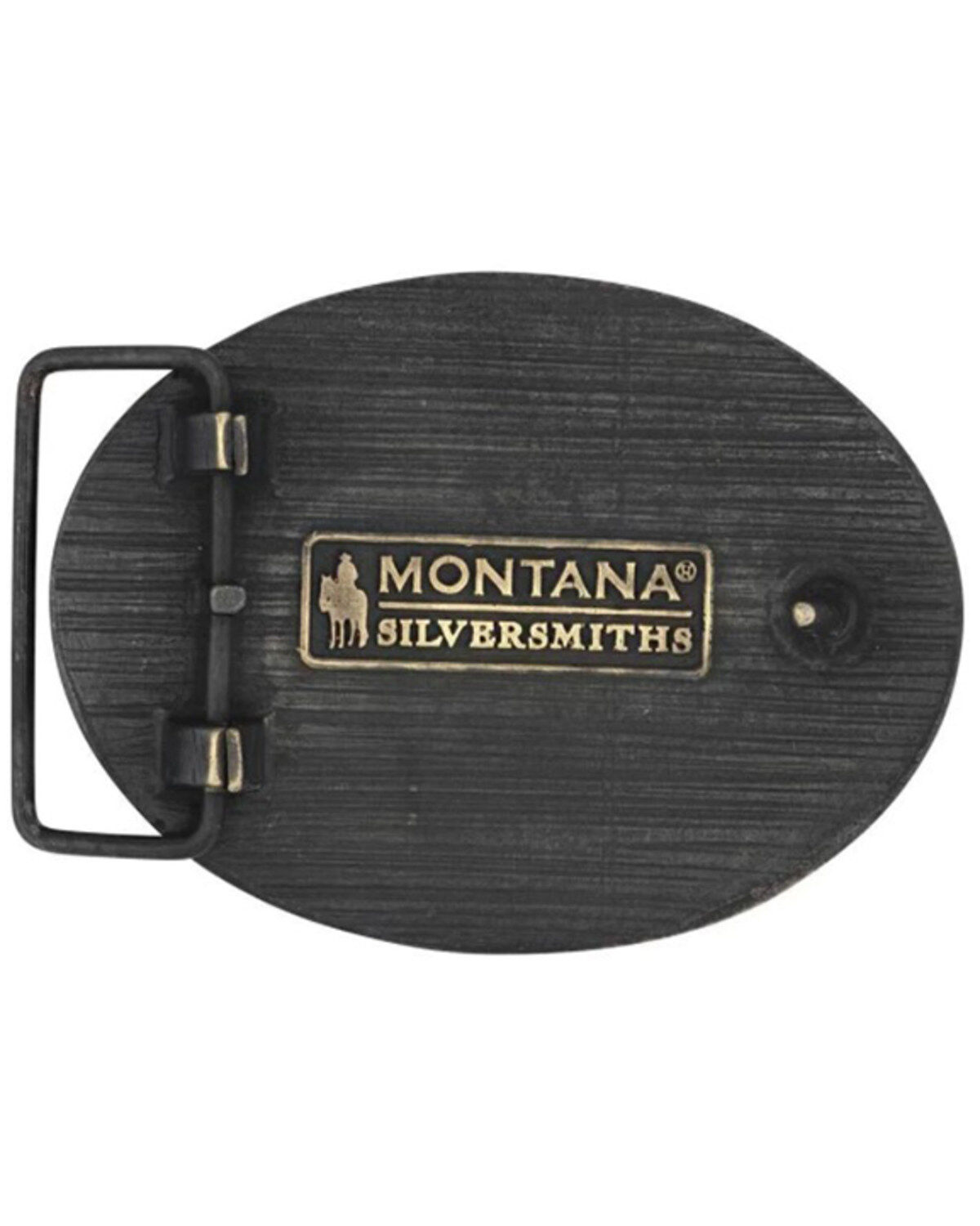 Image #2 - Montana Silversmiths Filigree Initial S Belt Buckle, Bronze, hi-res