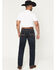 Image #3 - Hooey by Rock Men's Dark Wash Double Barrel Stackable Bootcut Denim Jeans, Dark Wash, hi-res