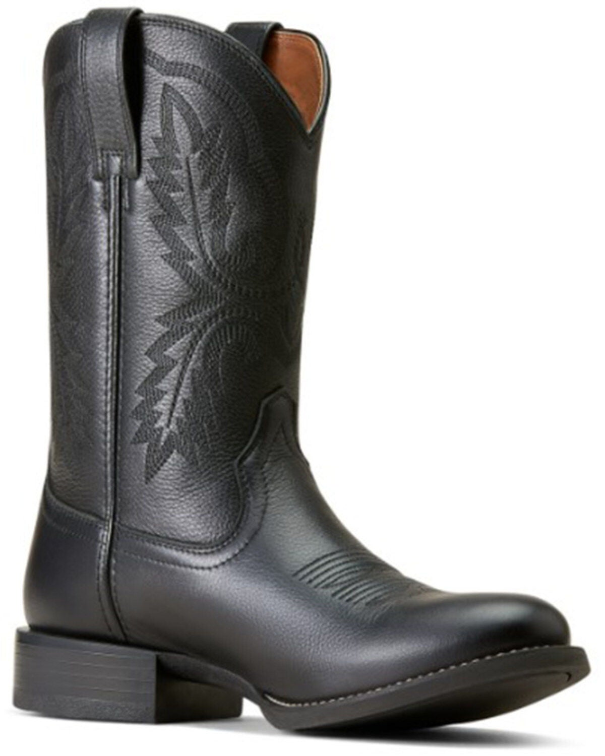 Ariat Men's Sport Stratten Western Performance Boots - Round Toe, Black, hi-res
