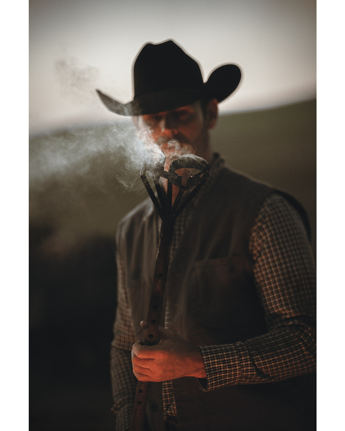 Image #1 - Blue Ranchwear Men's Solid Button-Down Duck Canvas Vest, Charcoal, hi-res