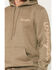 Image #3 - Wrangler Men's Logo Graphic Hooded Sweatshirt, Olive, hi-res