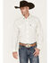 Cinch Men's Modern Fit Large Paisley Print Snap Western Shirt , Cream, hi-res