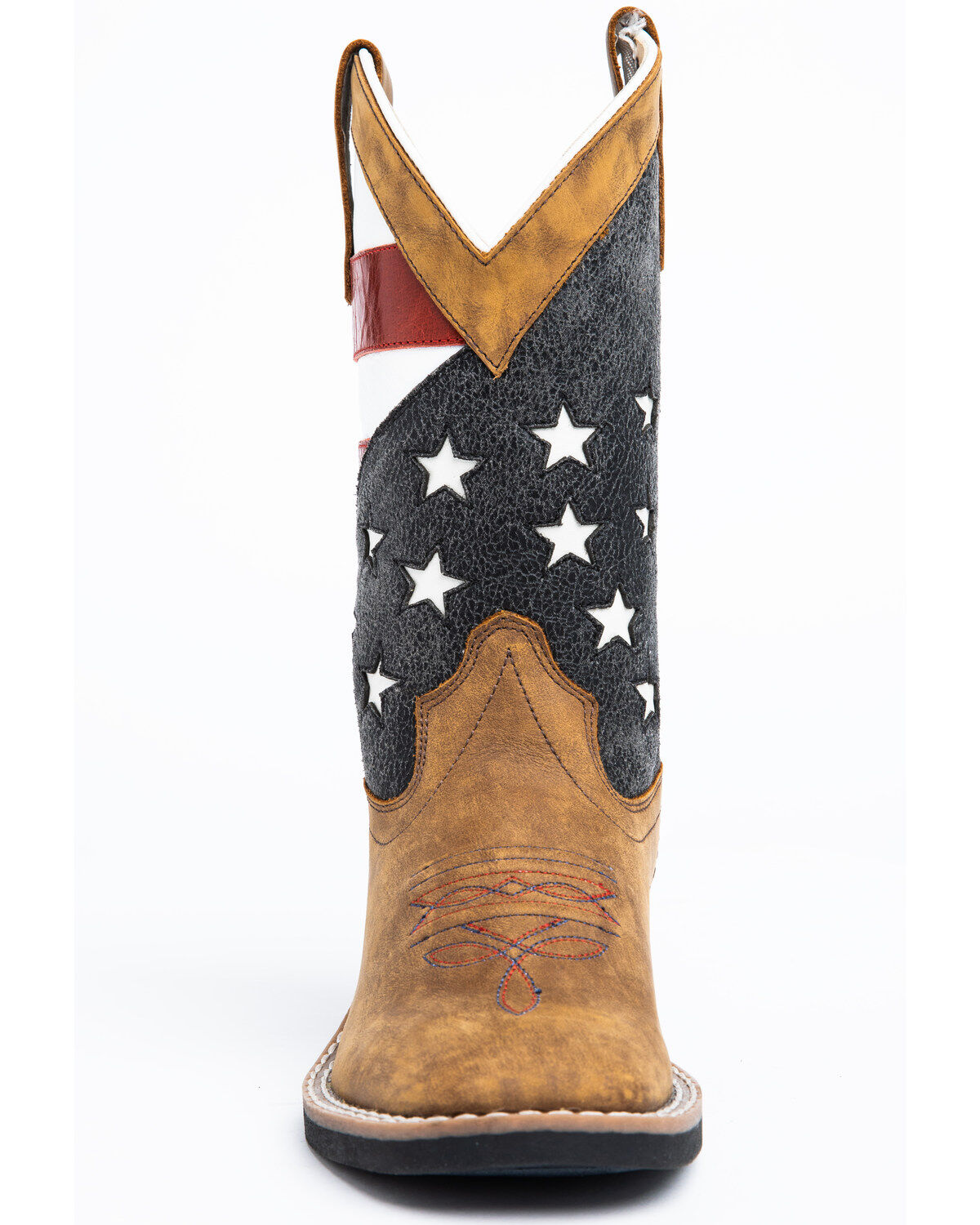 Image #4 - Cody James Youth Boys' American Flag Western Boots - Square Toe, , hi-res
