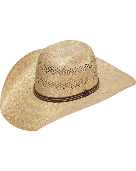 Ariat Punchy Straw Cowboy Hat, Tan, hi-res