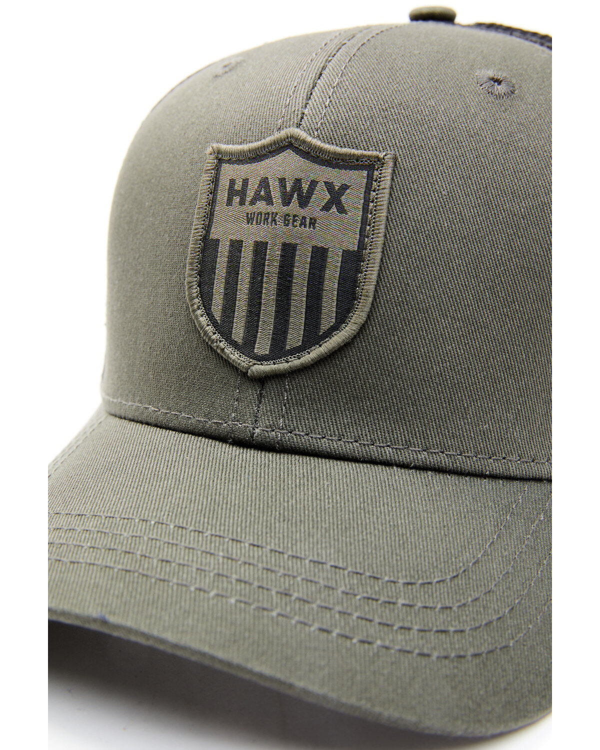 Image #2 - Hawx Men's Shield Logo Patch Ball Cap, Olive, hi-res