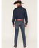 Image #3 - Wrangler Retro Men's 88MWZ Whiskey Dark Wash Slim Straight Stretch Denim Jeans, Dark Wash, hi-res