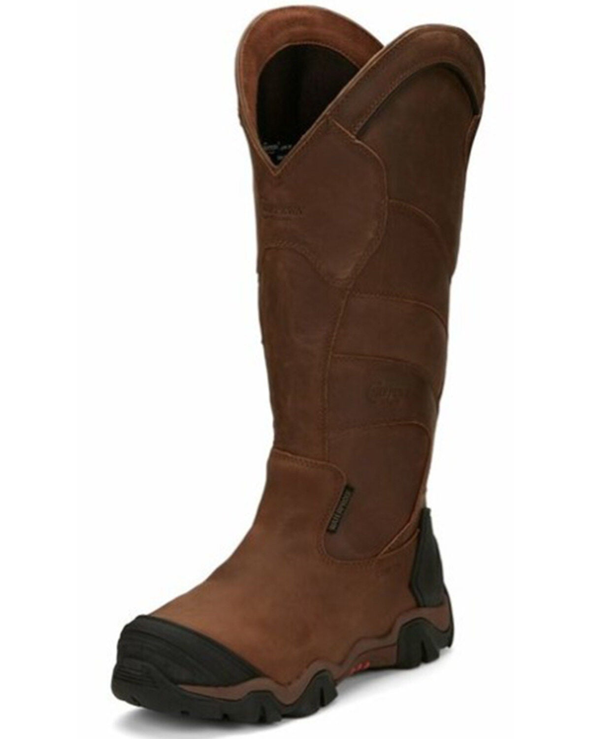 Image #2 - Chippewa Men's Cross Terrain Waterproof Snake Boots - Nano Composite Toe, Brown, hi-res