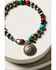 Paige Wallace Women's Mixed Bead Stone Bracelet, Turquoise, hi-res