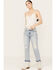 Shyanne Women's Crochet Fringe Tank, White, hi-res