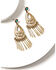 Image #1 - Shyanne Women's Western Romance Chandelier Earrings, Gold, hi-res