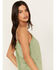 Shyanne Women's Beaded Cami, Sage, hi-res