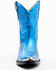 Image #4 - Idyllwind Women's Wheels Metallic Leather Booties - Round Toe, Royal Blue, hi-res