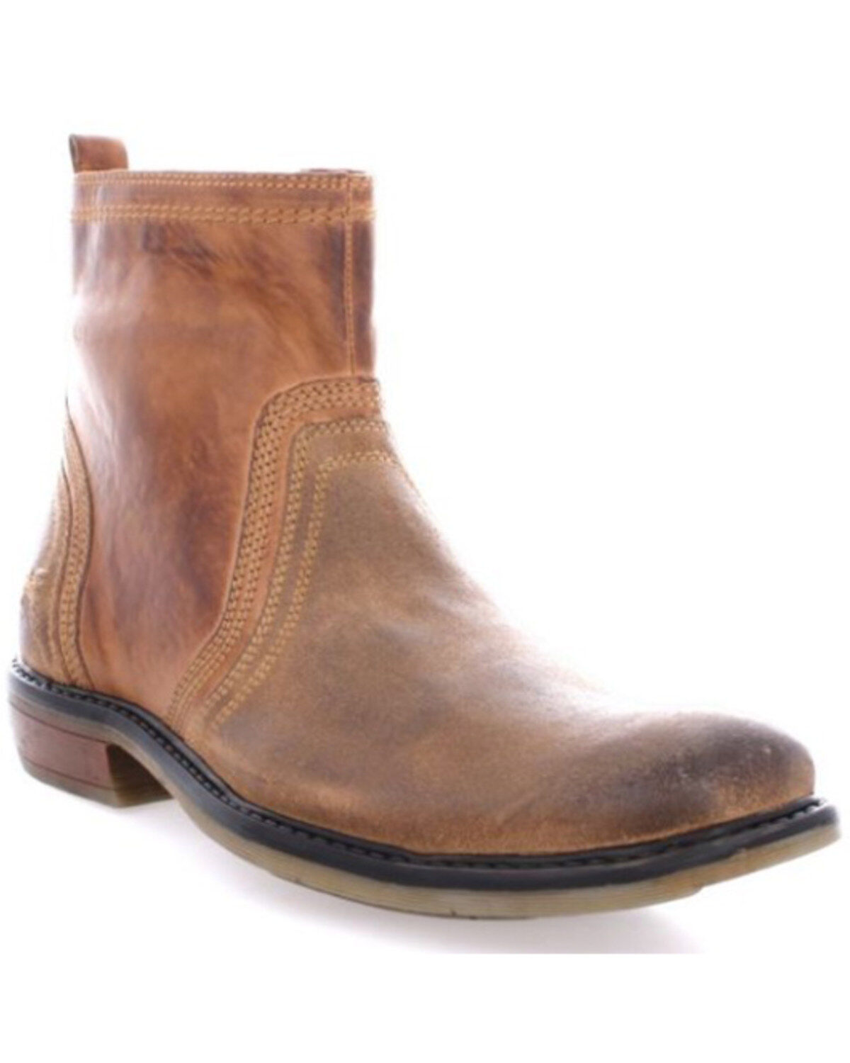 Roan by Bed Stu Men's Crestone Casual Boots - Square Toe, Tan, hi-res