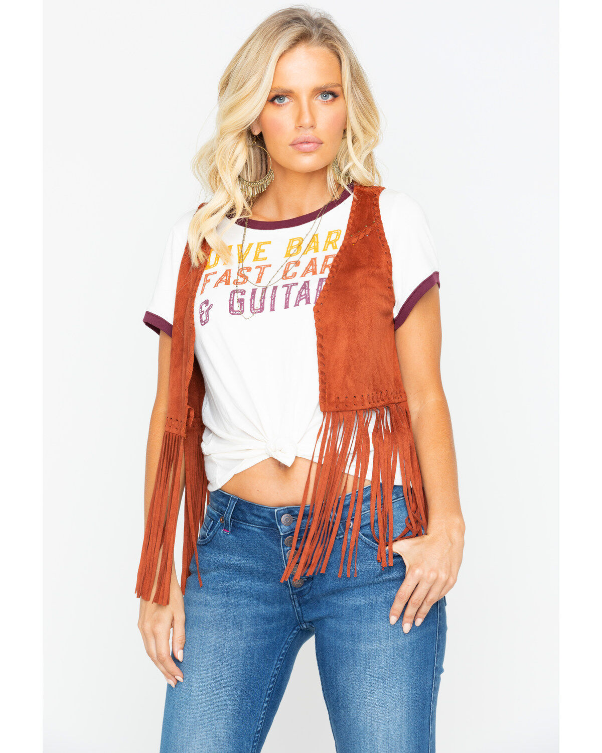 Image #1 - Idyllwind Women's New Strings Fringe Vest, , hi-res