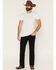 Image #1 - Levi's Men's 537 Western Bootcut Stretch Denim Jeans, Black, hi-res