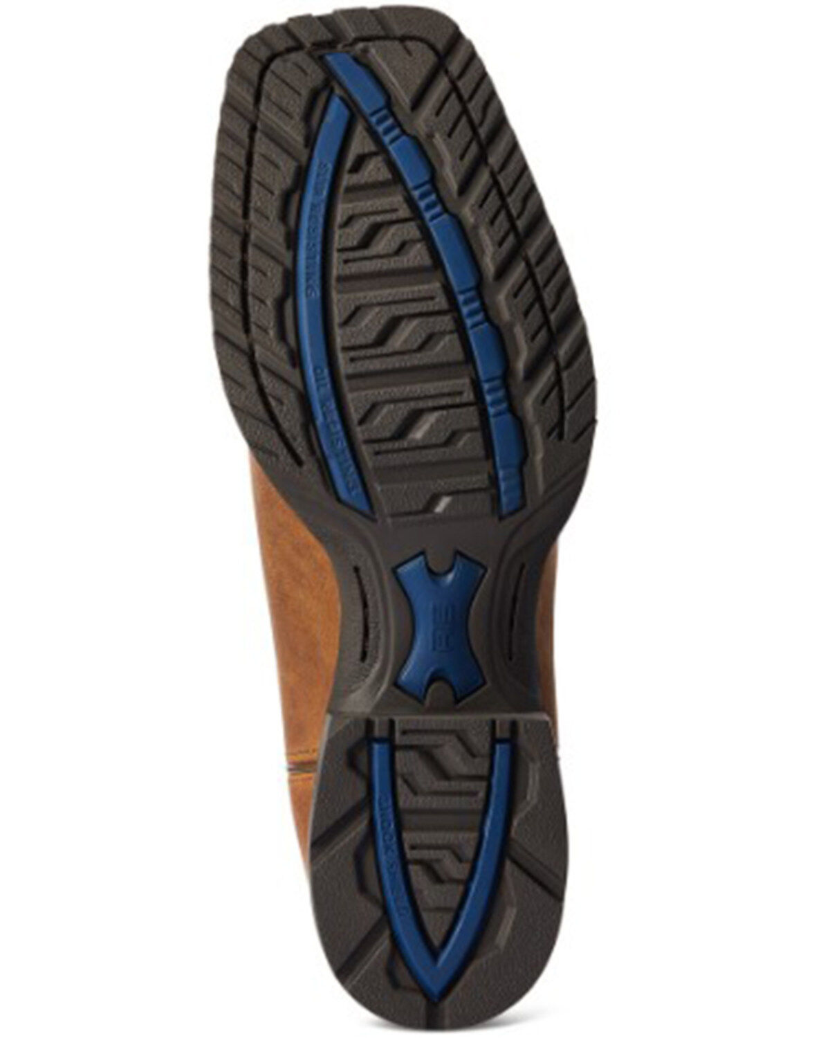 Ariat Men's Hybrid Ranchwork Shock Shield Western Performance Boots - Broad Square Toe