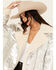 Image #2 - BLANKNYC Women's Metallic Moto Jacket, Silver, hi-res