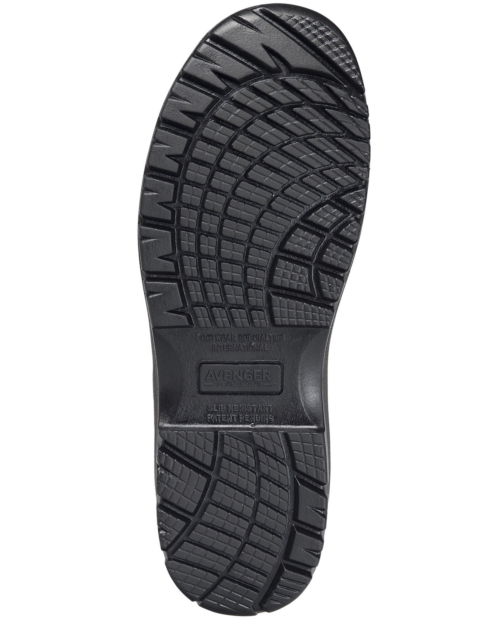 Image #7 - Avenger Men's Foreman Pull On Work Boots - Composite Toe, Black, hi-res