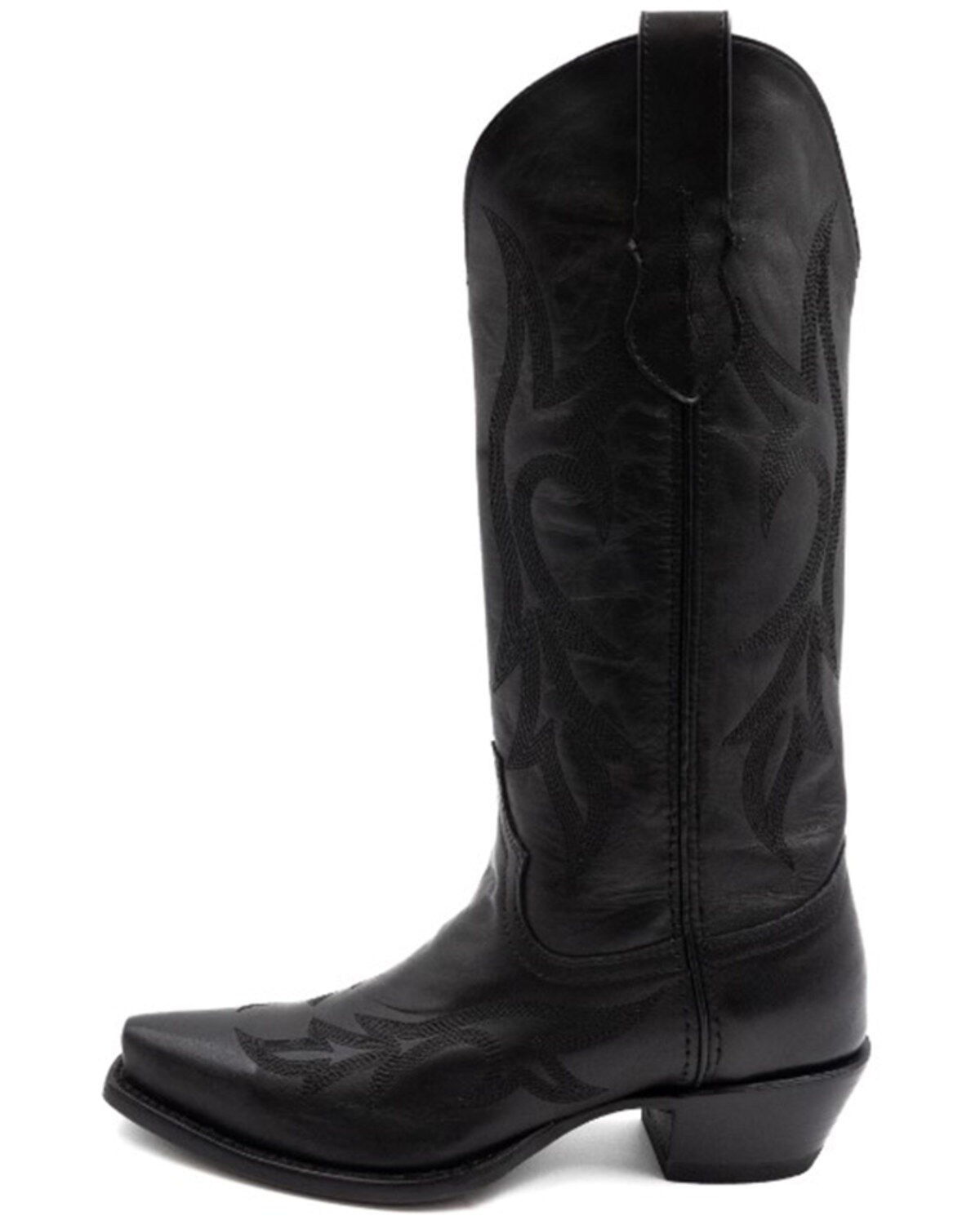 Image #3 - Ferrini Women's Scarlett Western Boots - Snip Toe, Black, hi-res