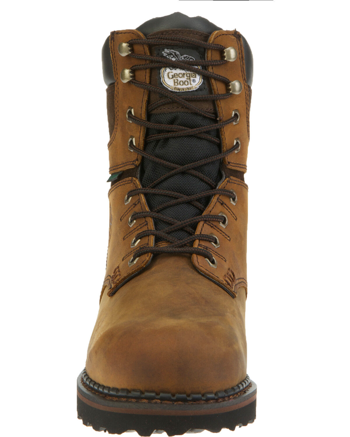 Image #4 - Georgia Men's Waterproof Brookville Work Boots, Dark Brown, hi-res