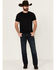 Image #1 - Levi's Men's 527 Sequoia Dark Wash Slim Bootcut Stretch Denim Jeans, Dark Wash, hi-res