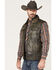 Cripple Creek Men's CHS Zip Front Vest, Chestnut, hi-res