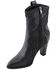 Milwaukee Leather Women's Studded Overlay Western Boots - Pointed Toe, Black, hi-res