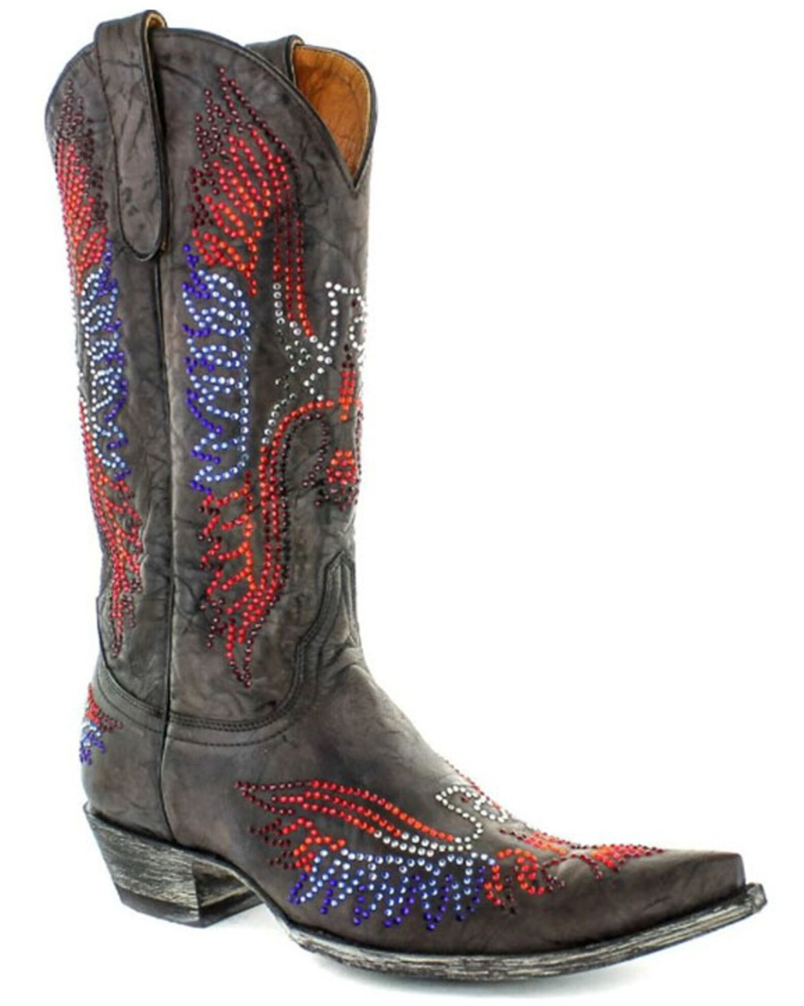 Old Gringo Women s Eagle Crystals Western Boots Snip Toe Boot Barn