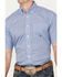 Image #3 - Roper Men's Geo Print Short Sleeve Button Down Western Shirt, Blue, hi-res