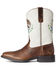 Image #2 - Ariat Men's Sport Orgullo Mexicano Western Performance Boots - Broad Square Toe, Brown, hi-res