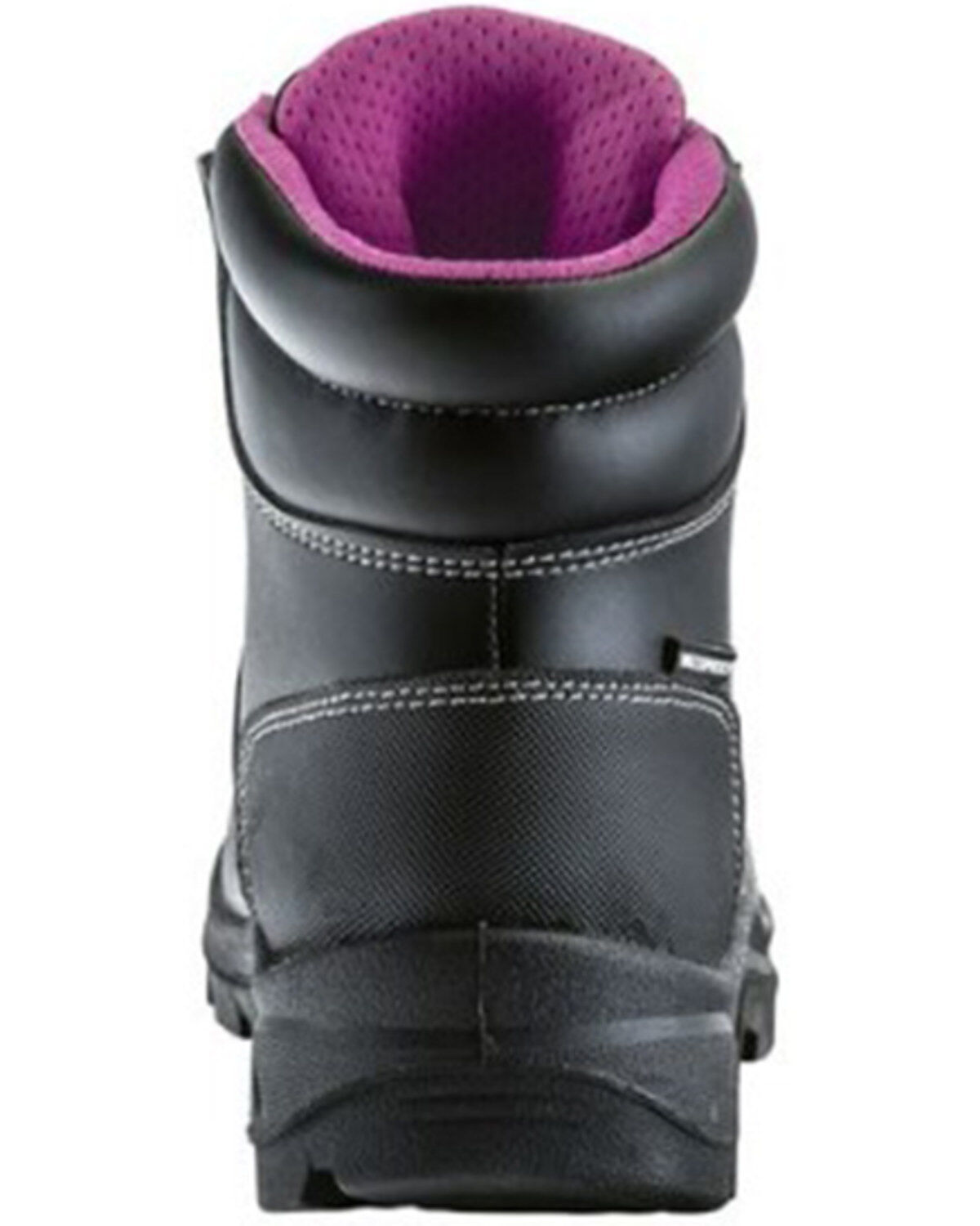 Image #5 - Avenger Women's Builder Mid Water Repellant Lace-Up Work Boots - Soft Toe, Black, hi-res