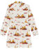 Image #2 - Wrangler Girls' Desert Print Long Sleeve Pearl Snap Dress, White, hi-res