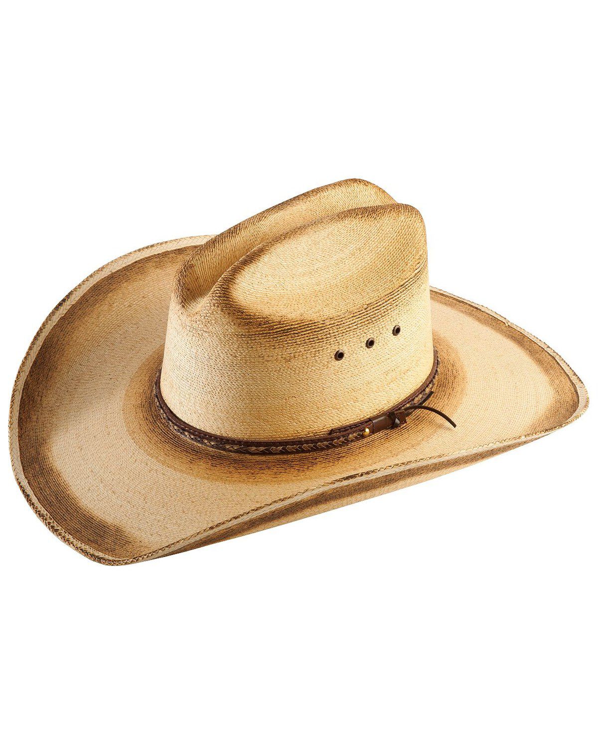 Resistol Men's Jason Aldean Georgia Boy Palm Hat, Natural, hi-res