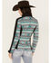 Image #4 - RANK 45® Women's Atha Geo Print Softshell Jacket, Green, hi-res
