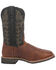 Dan Post Men's Boldon Western Performance Boots - Broad Square Toe, Brown, hi-res