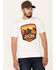 Image #1 - National Park Foundation Men's Yellow Cloud Zion Graphic Short Sleeve T-Shirt, Multi, hi-res