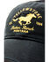 Paramount Network’s Yellowstone Men's Dutton Ranch Horse Logo Mesh-Back Trucker Cap , Black, hi-res