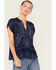 Image #2 - Johnny Was Women's Clemence Eyelet Lace Blouse, Blue, hi-res
