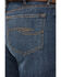Image #4 - Cinch Men's Fastback Stonewash Original Loose Taper Rigid Denim Jeans, Indigo, hi-res