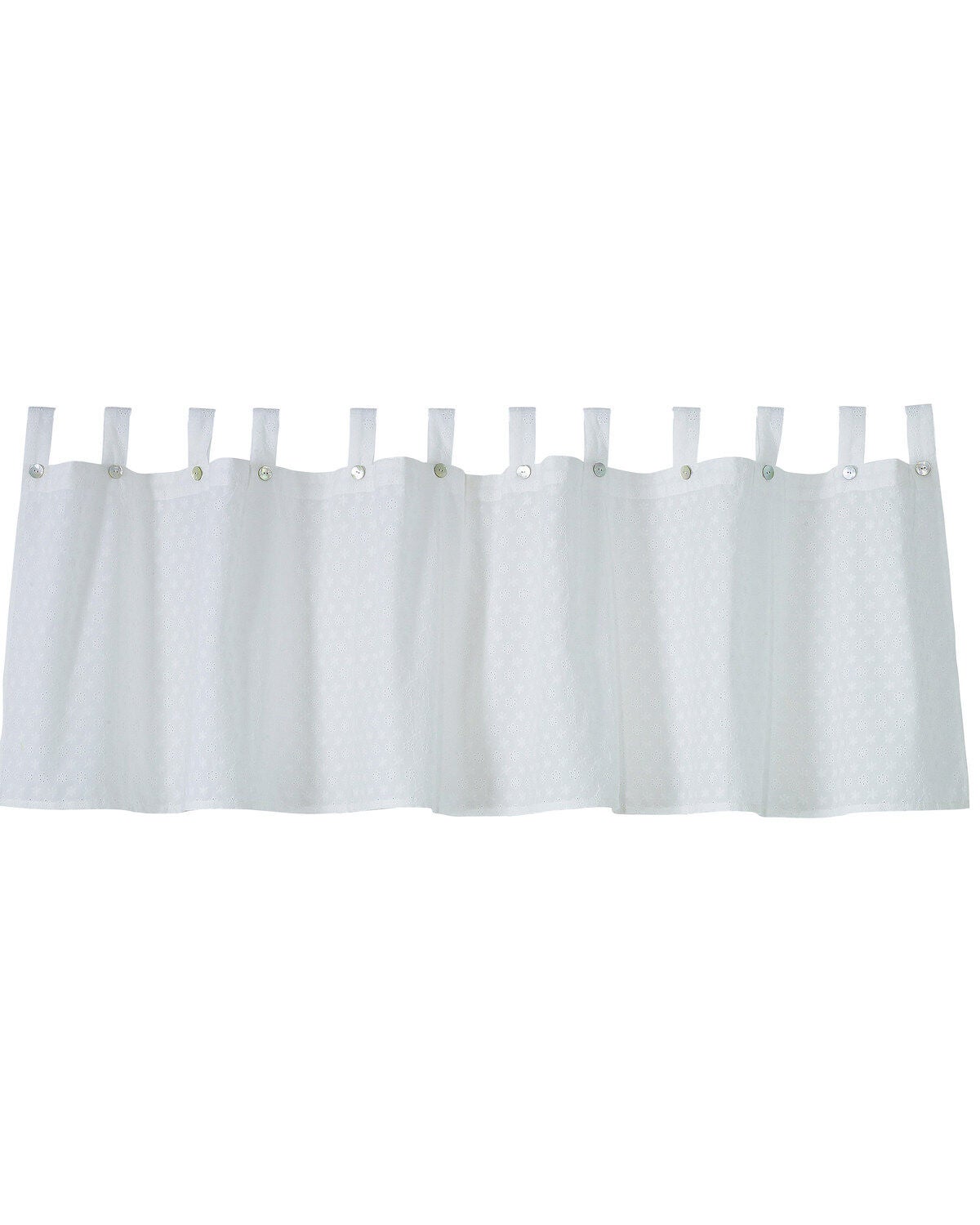 HiEnd Accents Salado Valance, White, hi-res